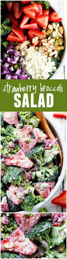 Creamy Strawberry Broccoli Salad