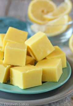 Creamy, Tangy Lemon Fudge