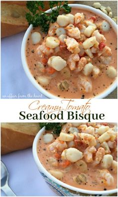 Creamy Tomato Seafood Bisque