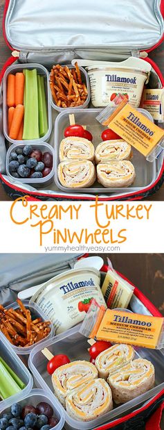 Creamy Turkey Pinwheels