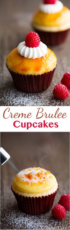 Creme Brûlée Cupcakes