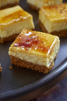 Creme Brulee Cheese Cake Squares