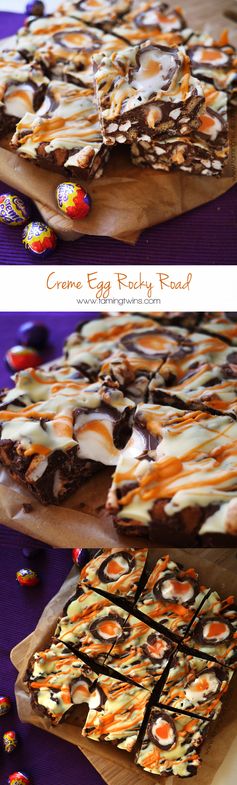 Creme Egg Rocky Road