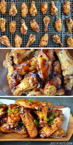 Crispy Baked Asian Chicken Wings