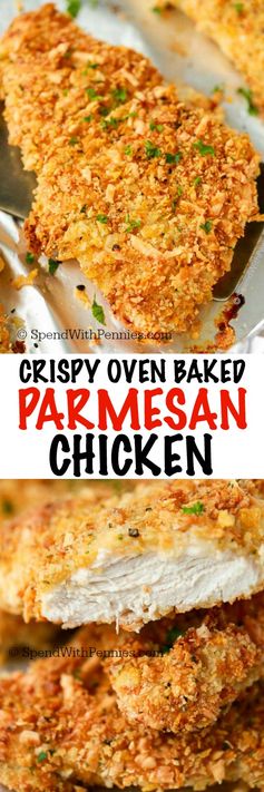 Crispy Baked Parmesan Chicken