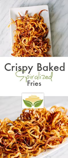 Crispy Baked Spiralized Fries