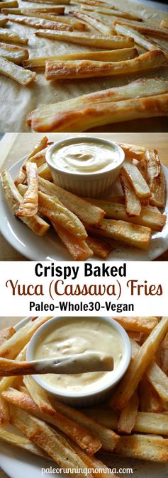 Crispy Baked Yuca Fries