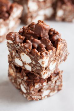 Crispy rocky road bars