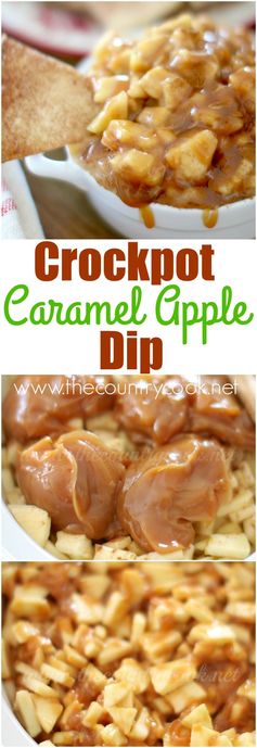 Crock Pot Caramel Apple Dip