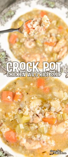 Crock Pot Chicken Wild Rice Soup