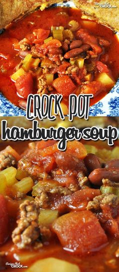 Crock Pot Hamburger Soup