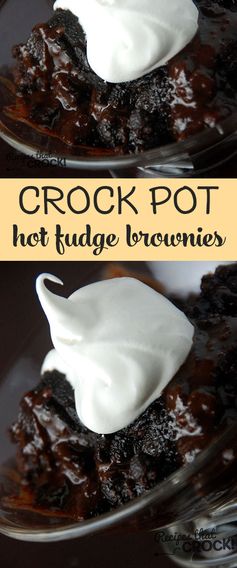 Crock Pot Hot Fudge Brownies