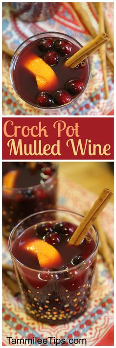 Crock Pot Mulled Wine