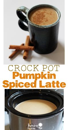 Crock Pot Pumpkin Spiced Latte