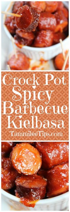 Crock Pot Spicy Barbecue Kielbasa