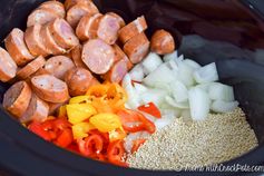 Crockpot Cajun Sausage & Quinoa