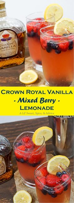 Crown Vanilla Mixed Berry Lemonade