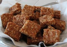 Crunchies - Traditional South African Oatmeal Cookie Bars