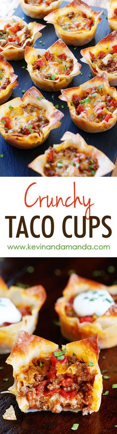 Crunchy Taco Cups