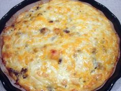 Crustless Cheeseburger Quiche