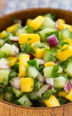 Cucumber Mango Salsa