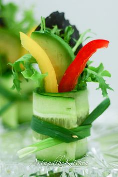 Cucumber Salad Bites
