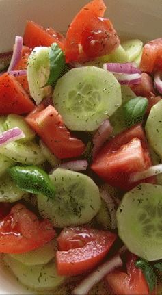 Cucumber Tomato Salad