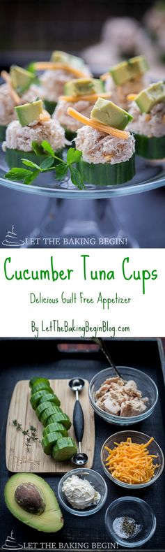 Cucumber Tuna Bites