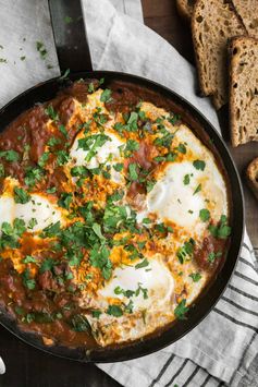 Curried Eggs with Spinach