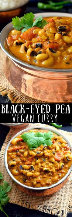 Curried Vegetarian Black-Eyed Peas