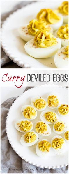 Curry Deviled Eggs