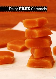 Dairy Free Coconut Caramels (GF, Vegan, Top 8 Free