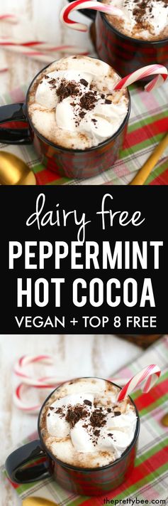 Dairy Free Peppermint Hot Cocoa