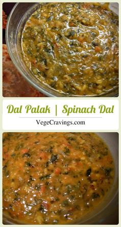 Dal Palak Recipe (Spinach Dal