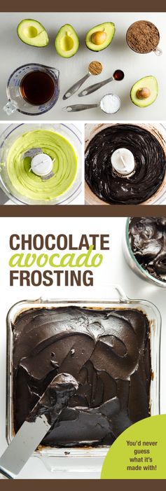Dark Chocolate Avocado Frosting