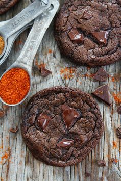 Dark Chocolate Chili Cookies