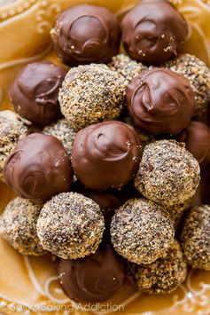 Dark Chocolate Coconut Rum Truffles