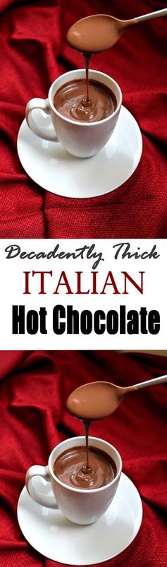 Decadently Thick Italian Hot Chocolate