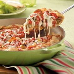 Deep-Dish Sausage Pizza