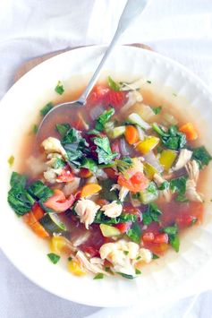 Detox Chicken and Vegetable Soup