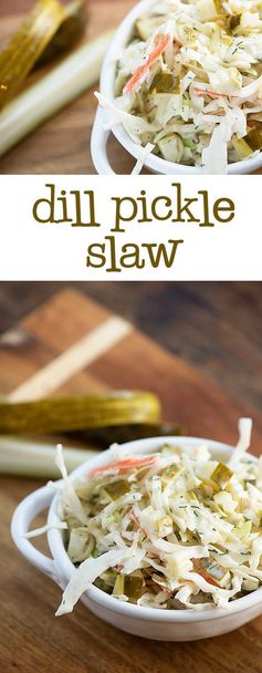 Dill Pickle Slaw