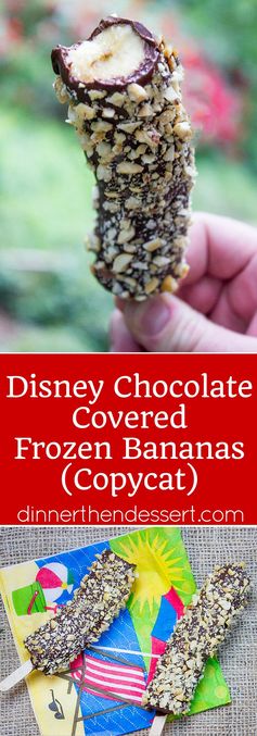 Disney Chocolate Covered Frozen Bananas (Copycat