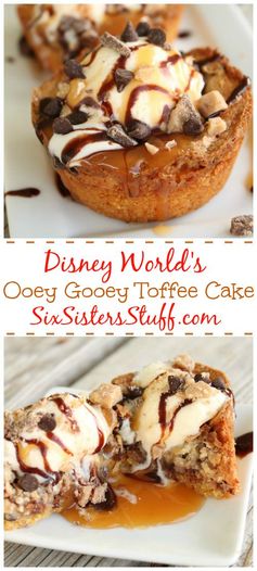 Disney World's Ooey Gooey Toffee Cake