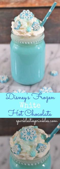 Disney's Frozen White Hot Chocolate