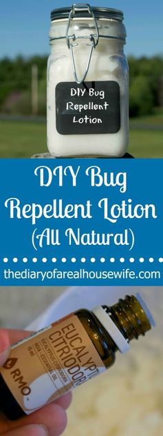 DIY Bug Repellent Lotion (All Natural