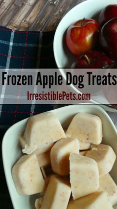 DIY Frozen Apple Dog Treats