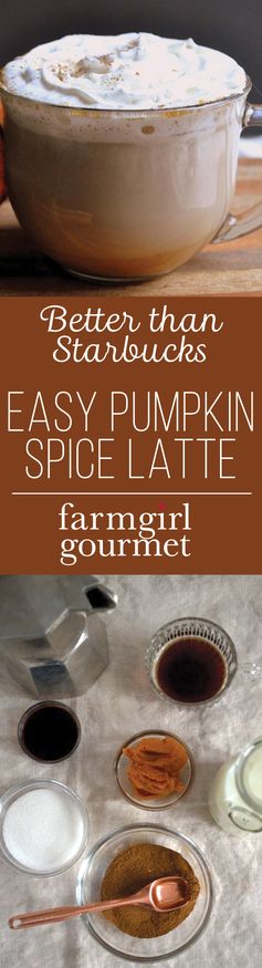 DIY Pumpkin Spice Latte