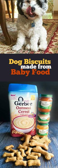 Dog Biscuits Using Baby Food