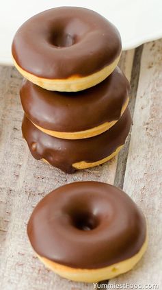 Donuts With Chocolate Topping