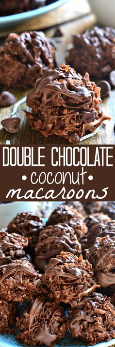 Double Chocolate Coconut Macaroons